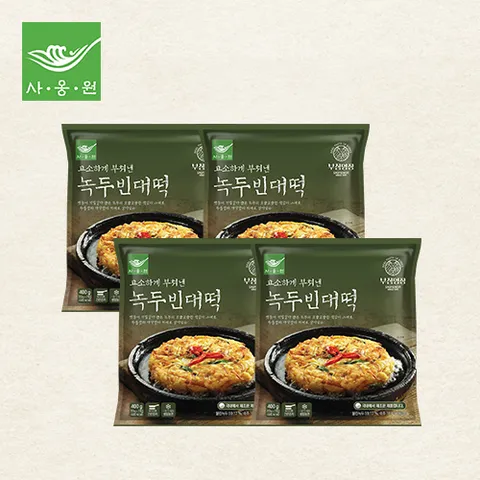 녹두 빈대떡 400gx4팩 8장