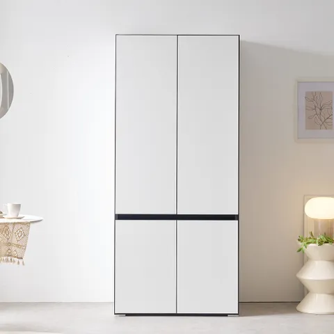 보루네오 마르체 스노우 비스포크 오브제 광폭 주방 수납장 800 BAP303