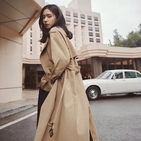 오버핏 트렌치코트