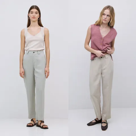 [최초가169000] Straight Tencel Pants 2 Colors