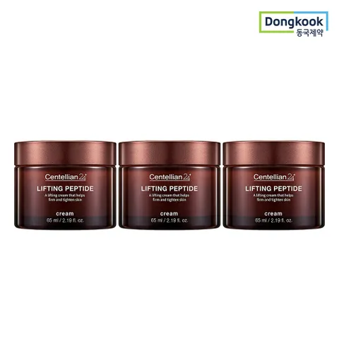 리프팅 펩타이드 크림 65ml 3개 집중리프팅 밀착크림 코어탄력케어 미백 주름개선 기능성