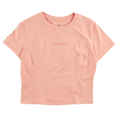 [하프클럽/르꼬끄 스포르티브]데상트 슬림핏 여성 세미크롭 반팔티 SP322TTS76 CORL