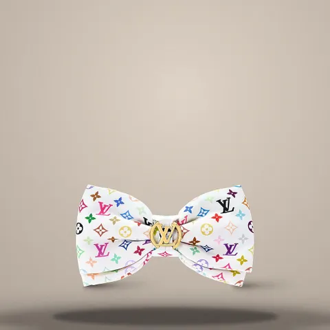 MUST IT_ LV x TM 모노그램 멀티컬러 보우 바레트 멀티컬러 M03722