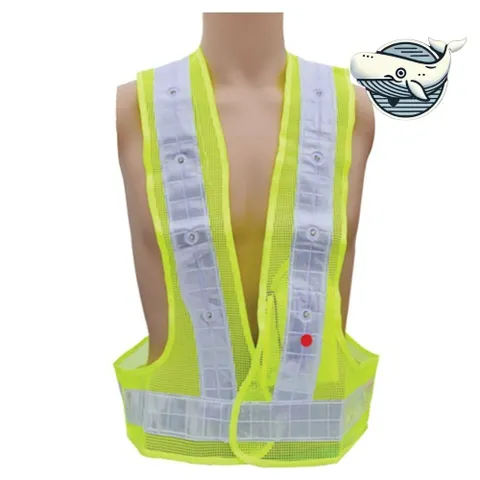 LED 점멸 신호 조끼 야간 안전 공사 형광 신호수조끼 야간조끼.공사조끼 작업조끼