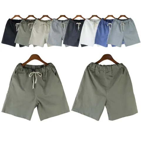 남자 마반바지 허리밴딩 5부 데일리팬츠 여름바지 반바지 여름반바지 트레이닝반바지
