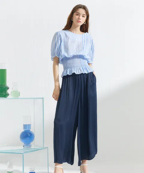 C.모데나 썸머 살랑 시원 와이드 밴딩팬츠 3종 택 1