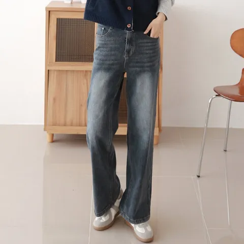 (CC)KW-82B기모스판블랙청바이오샌드워싱지퍼통일자