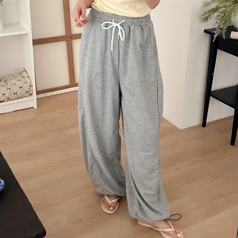 [다잇템] 여자 핀턱 스토퍼팬츠 드로우코드 바지