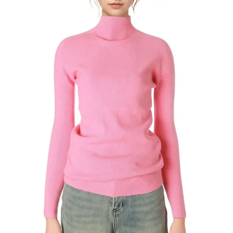 [롯데백화점](여성)]상큼핑크골지 폴라니트 MM01KN704FJY