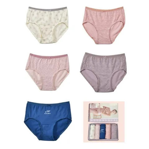 (동화)로맨틱 무드 여성 맥시팬티 5매입 맥시팬티 여성팬티 여자팬티 팬티세트 5매입팬티