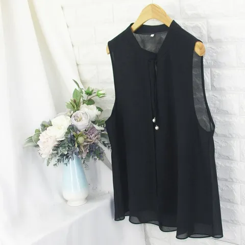 kwh_쉬폰 이중조끼