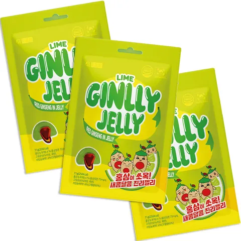 홍삼농축액 새콤달콤 젤리 라임맛 213g