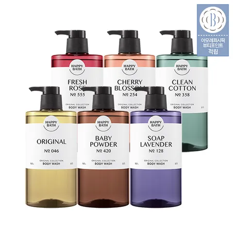 [NEW] 해피바스 오리지널 컬렉션 바디워시 910g 3입 모음