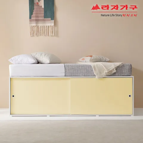 비바 통큰 슬라이딩 높은 수납침대 프레임 SS LJY249