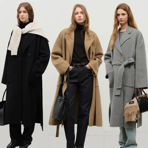 던스트 HANDMADE CASHMERE ROBE COAT_UDCO4D231