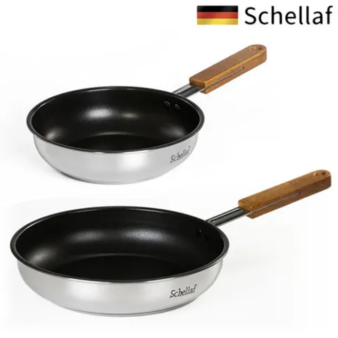 IH 인덕션가능 후라이팬 2종세트 20cm+30cm 코팅 스텐 파스타팬