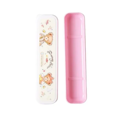 곰돌이 수저케이스 (소) 휴대용 도시락 수저통 개인수저통 개인수저케이스 도시락수저케이스