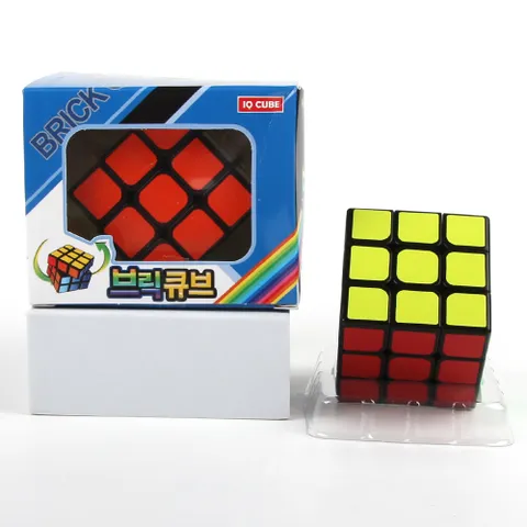 3x3 브릭 퍼즐 큐브 아이큐 두뇌발달 장난감 12개세트