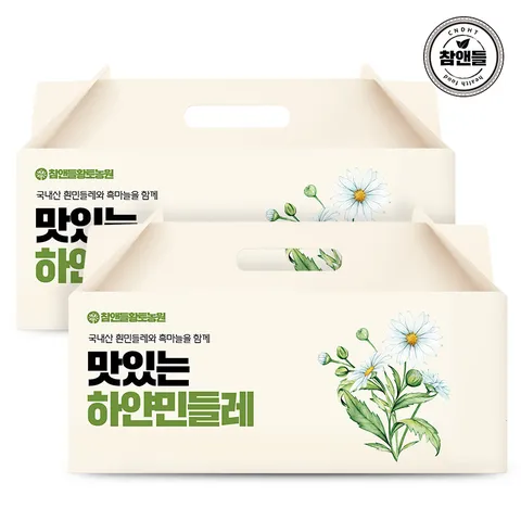참앤들황토농원 맛있는 하얀민들레즙 90ml 30포 2박스(총60포)