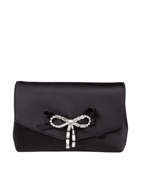[해외직구] 26SS  가방 SOFT BOW MINI BAG BOS BOS BLACK SILVER