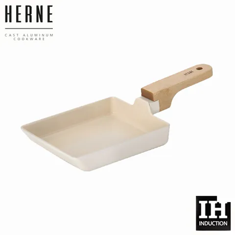 네오플램 헤르네 IH 사각 계란말이팬 15cm 크림베이지