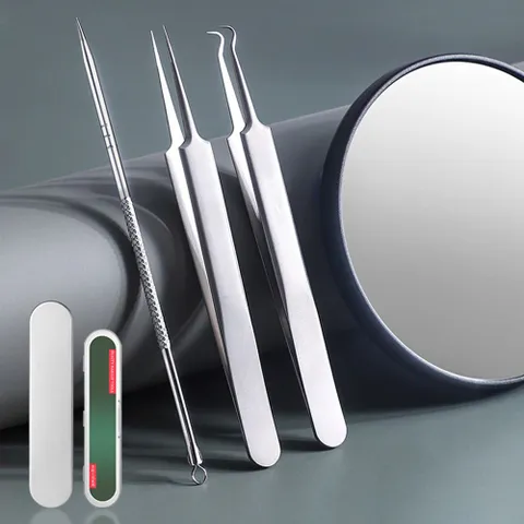 여드름 피지 제거 압출기 핀셋 제거기 집게 압출 바늘 여드름압출기 여드름압출 여드름짜는도구