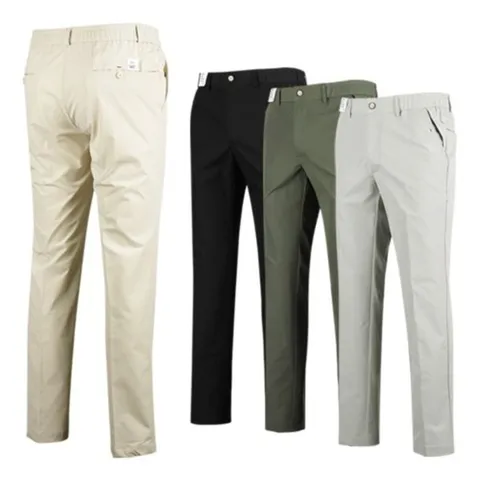 [하프클럽/럭스골프]남성 봄 여름 골프웨어 골프 편한 밴딩 일자 바지