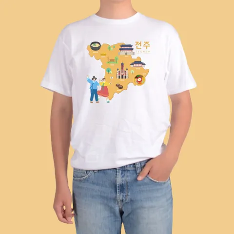 반팔티 부산 제주 남산 전주 강릉 강화 안면도 가족티 라운드티 남녀공용 커플티