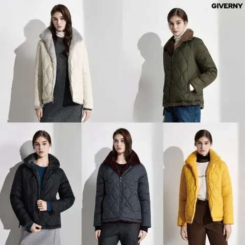 [하프클럽] (최종가)  리버시블 faux밍크퍼 점퍼 1종