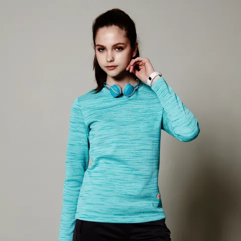 비트로 여성용 기능성 스포츠 라운드 긴팔 티셔츠 RT71667_MT 428515