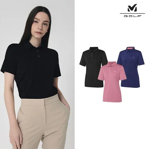 [하프클럽] 밀레골프 여성 쿨 썸머 카라 티셔츠 3종