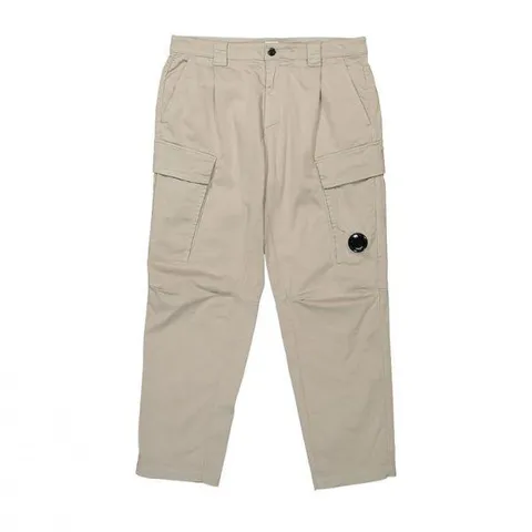CP COMPANY  Stretch Sateen Loose Cargo Pants (16CMPA062A 005694G 319) (스트레치 새틴 루즈 카고 팬츠)