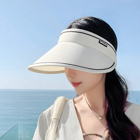 여름 햇빛차단 돌돌이 모자 썬캡 챙모자 휴양지 골프 바캉스 선캡
