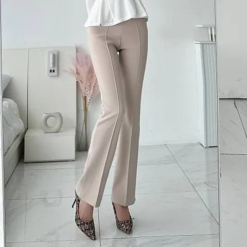 [다잇템] 여자 편한 세미부츠 정장바지 FW 나팔 텐셜 팬츠_15521514_588872