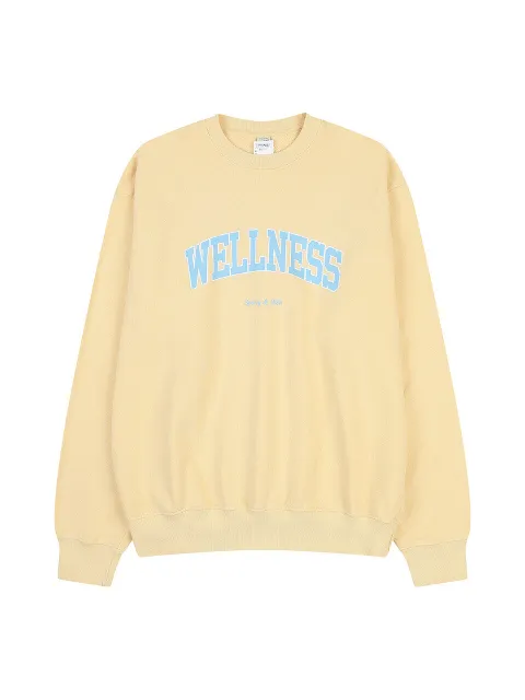 [Sporty & Rich] 스포티앤리치 웰니스 아이비 크루넥 옐로우 / SRD4MT0213YL