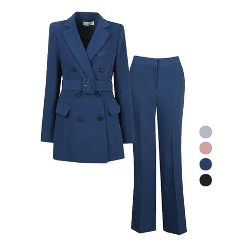 [하프클럽/비비드시크릿가너]VIVID SET 여성 더블정장자켓+정장팬츠 세트