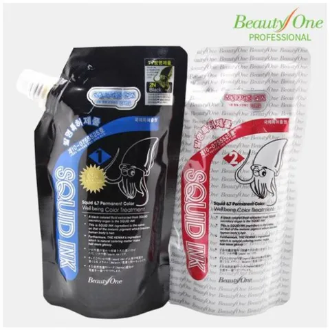 오징어 먹물 웰빙 칼라크림 새치커버용 염색약 셀프염색약 새치염색약 여자염색 남자염색