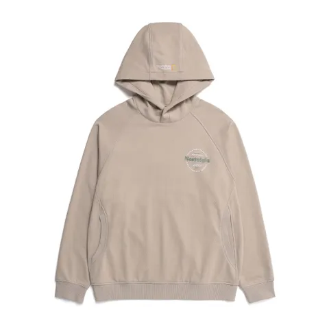 N231UHD905 데일리 세미 오버핏 트레이닝 후드 티셔츠 MOURNING BEIGE