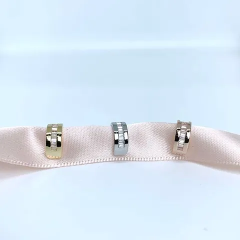 (낱개판매) 크리스탈 투 라인 이어커프 이어커프 크리스탈귀걸이 럭셔리이어커프 블링