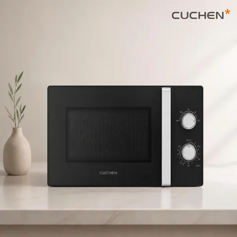 전자레인지 20L CMW-N200B 블랙 쾌속해동 보온 스팀 소독