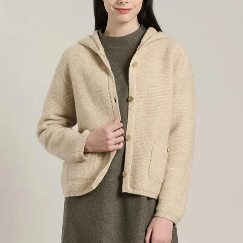 세이브존07 알파카 후드 가디건 A5WAK163 (44010017)