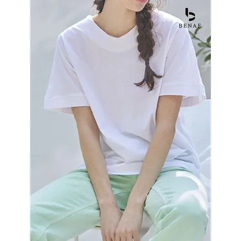 [하프클럽] 수피마 코튼 베이직티셔츠 5종_FE2ST006