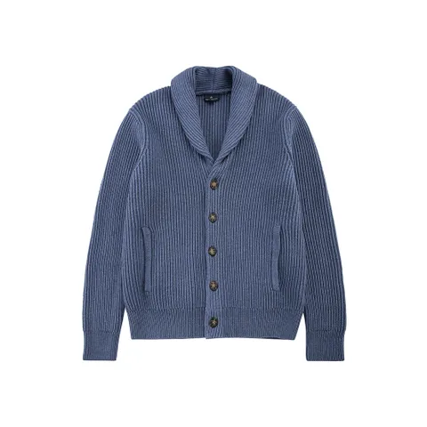 코튼 립 숄 가디건 (블루) (BBWCMF8190MES)