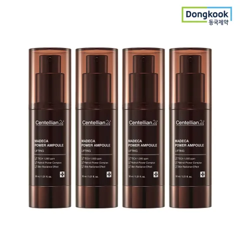 동국제약  마데카 파워 앰플 리프팅 30ml 4개 피부 탄력광 케어 광채 미백 주름개선 기능성 리프팅 TECA
