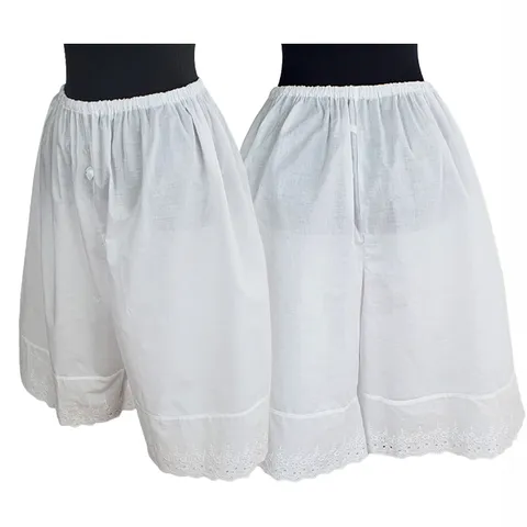 순면 훌라 5부 속바지/아사 A라인 긴속바지/속치마바지/면속바지