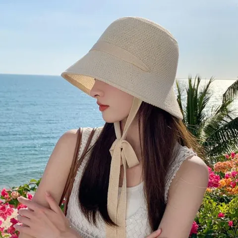 스트랩 라피아햇 라탄햇 라탄 모자 라피아 벙거지 버킷햇 여름 밀집 바캉스 휴양지 여행