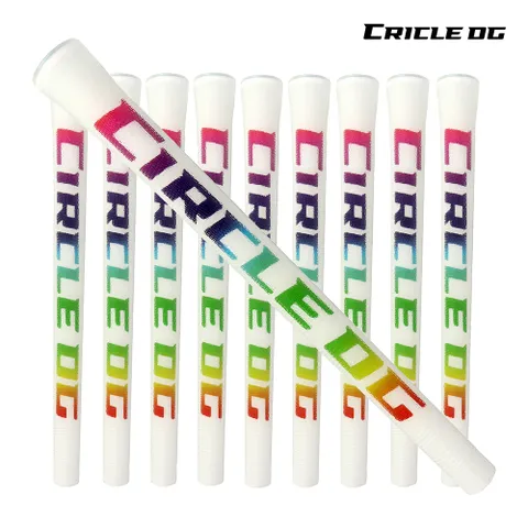 써클 디자인 골프 실리콘 미끌림 엘보 방지 드라이버 아이언 골프 채 남성 그립 10개 묶음