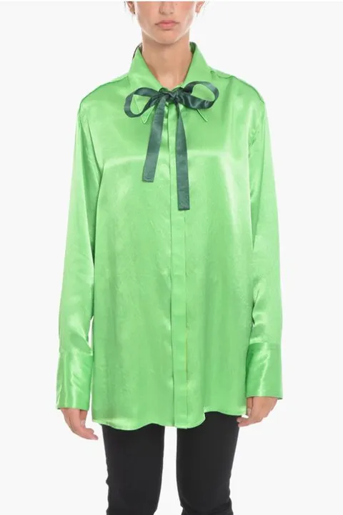[해외직구] Capasa 블라우스 71C005101880604 Green