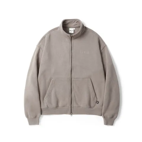 [하프클럽] 마르세유 스크립트 기모 집업 BEIGE