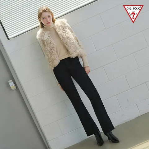 게스 25FW 슬림부츠핏 기모데님 여성용